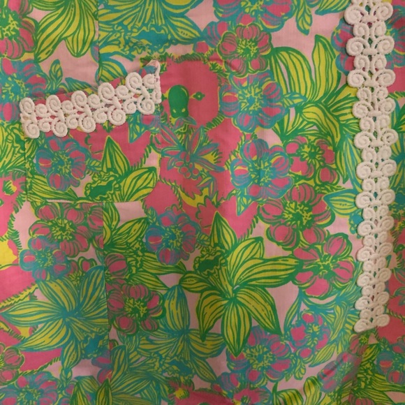 EUC RARE Lilly Pulitzer Big Squeeze Roslyn Skirt 8 - Picture 3 of 4